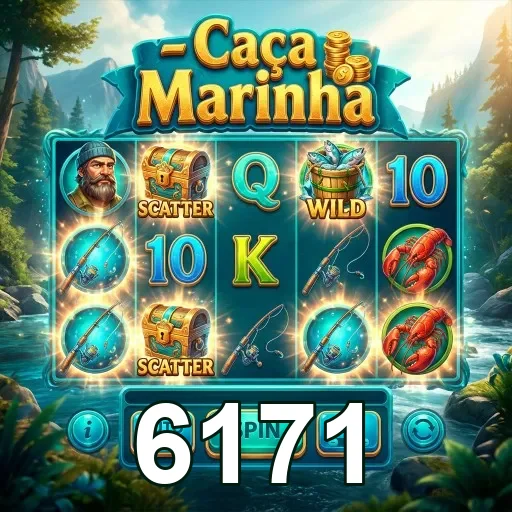 Tela do caça-níqueis 'Caça Marinha' no 6171.