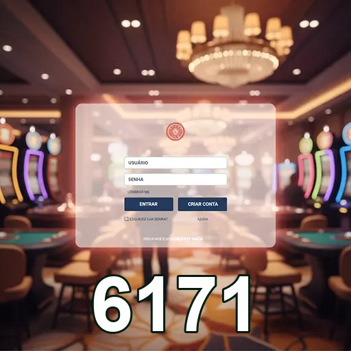 Tela de login do 6171 com opções para acessar serviços VIP.