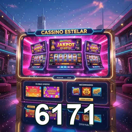 Interface do cassino 6171 exibindo slots populares.