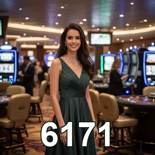 Ambiente de cassino online da 6171 com jogos e usuários.