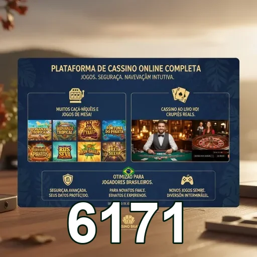 Interface da 6171 destacando serviços VIP e segurança.