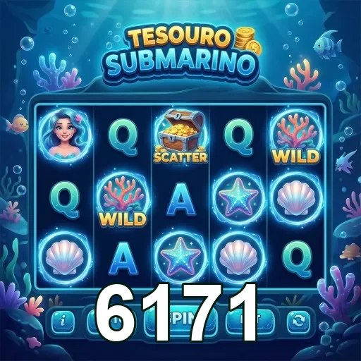 Ilustração do jogo Tesouro Submarino na plataforma 6171.
