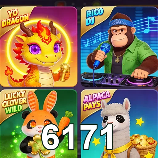 Slots da plataforma 6171 com limites de aposta elevados.